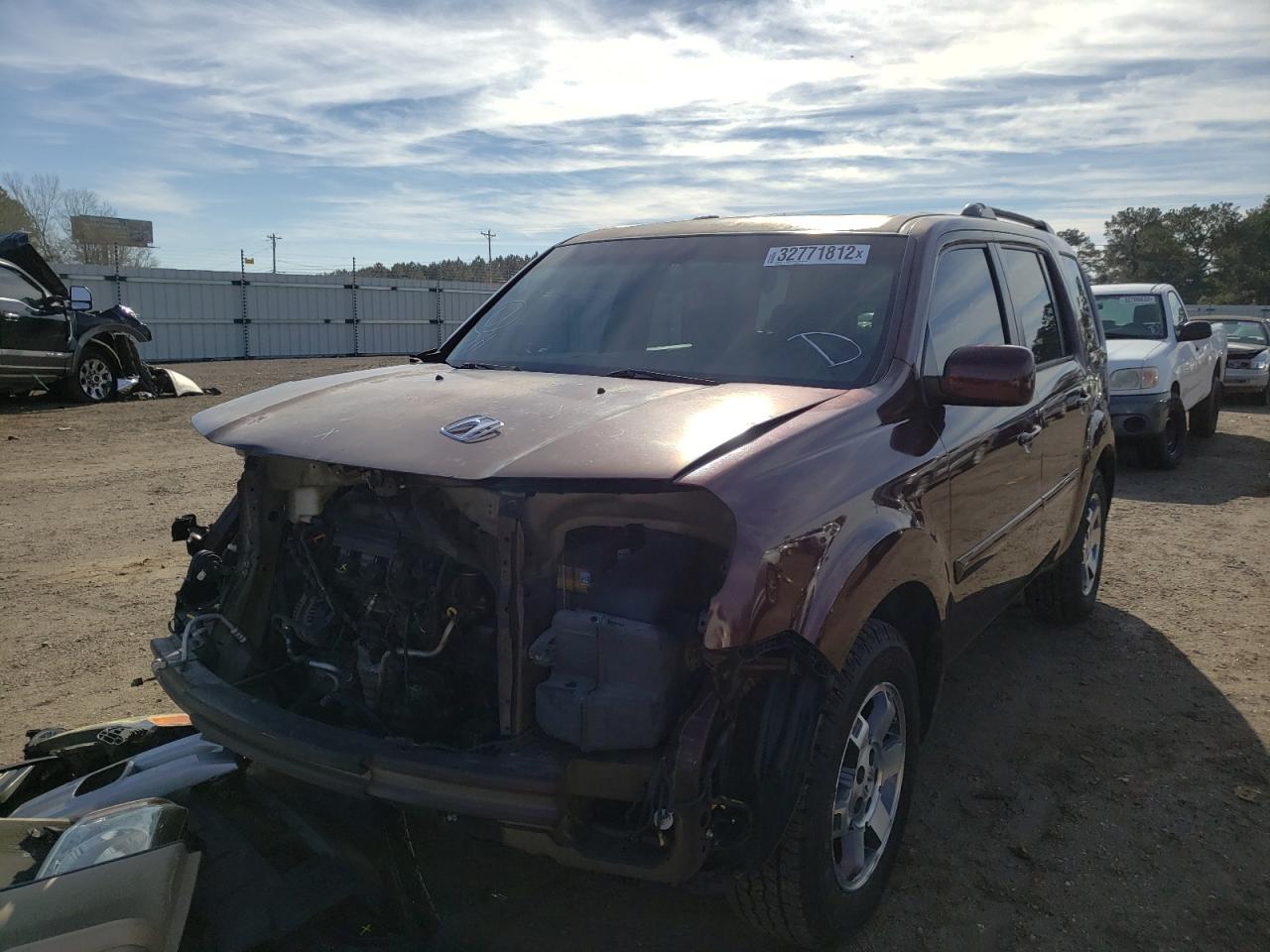 Photo 2 from auction – 2011 HONDA PILOT EX with VIN 5FNYF4H45BB094543