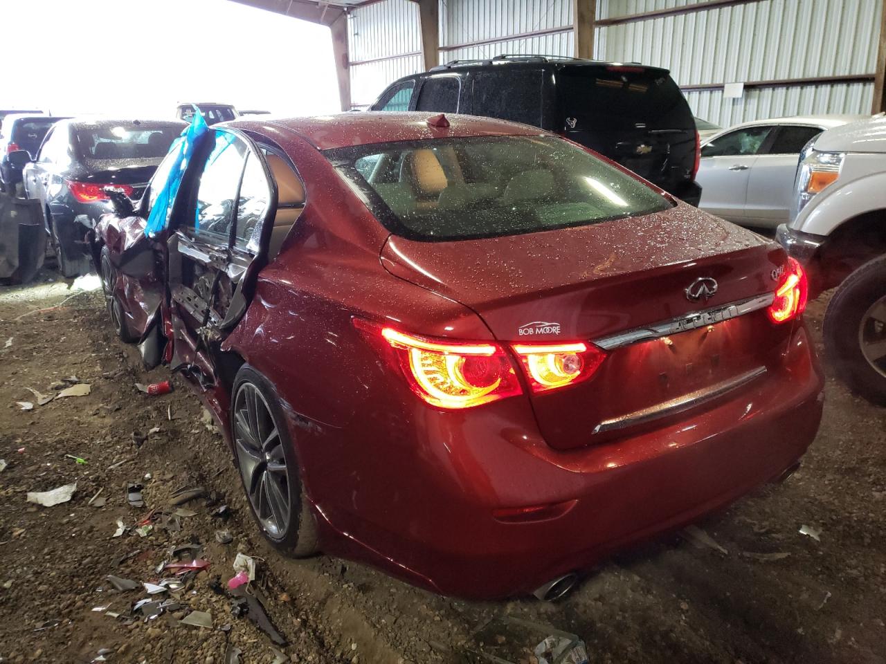 Photo 3 from auction – 2014 INFINITI Q50 BASE with VIN JN1BV7AP1EM693064