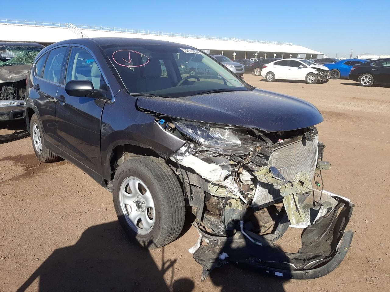 Photo 9 from auction – 2016 HONDA CR-V LX with VIN 3CZRM3H39GG708971