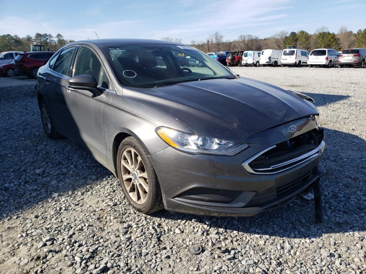 FORD FUSION SE 2017 with VIN 3FA6P0H76HR391602 - Photo from auction