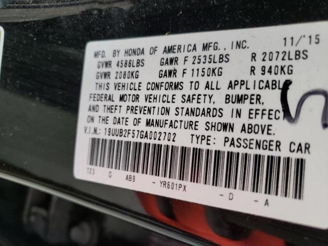 Photo 10 from auction – 2016 ACURA TLX TECH with VIN 19UUB2F57GA002702