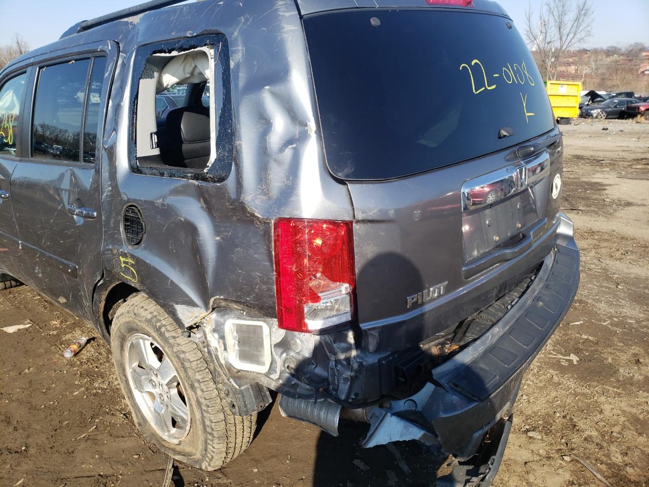 Photo 9 from auction – 2009 HONDA PILOT EXL with VIN 5FNYF48509B042160