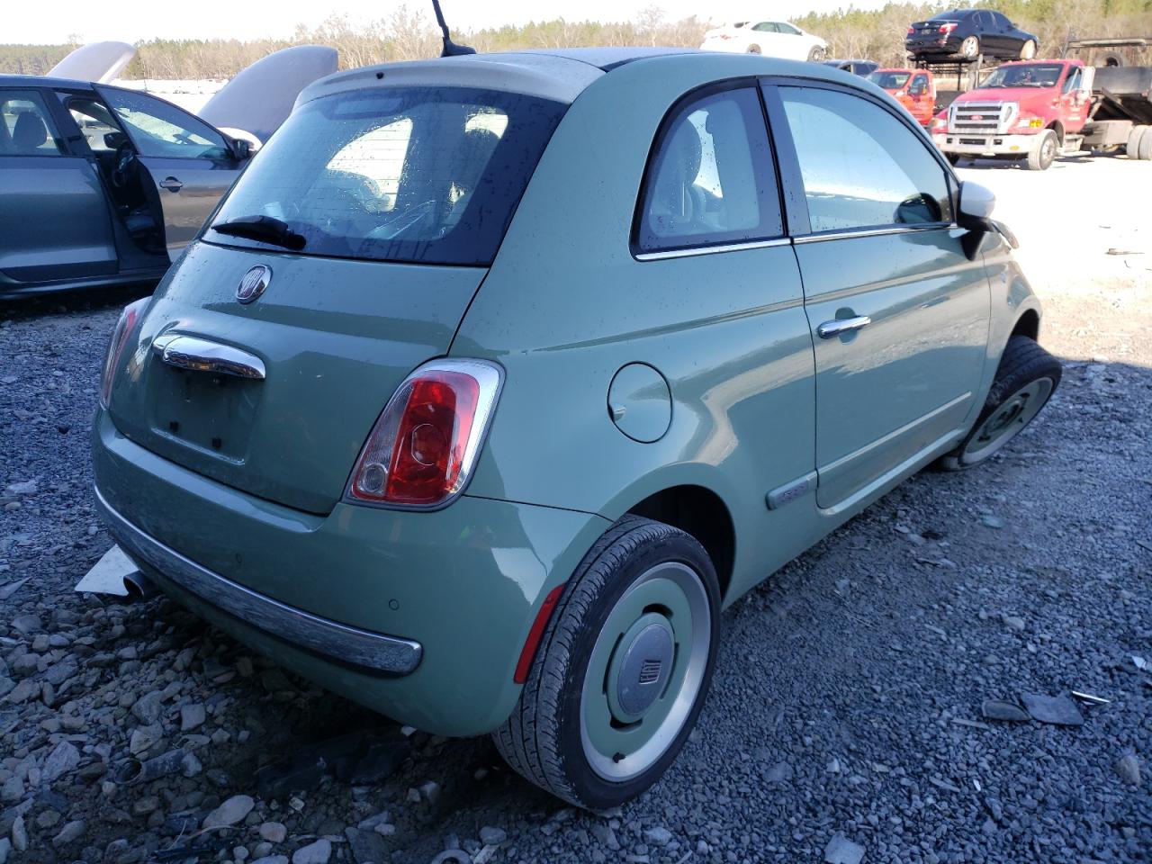 Photo 4 from auction – 2015 FIAT 500 LOUNGE with VIN 3C3CFFCR8FT528331