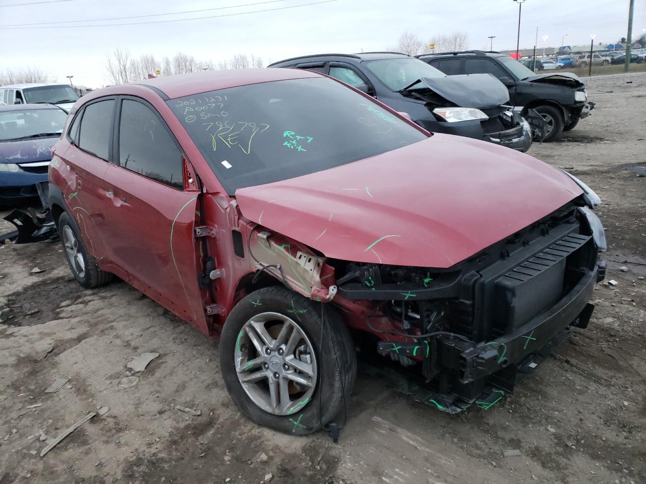 HYUNDAI KONA SEL 2022 with VIN KM8K2CAB3NU794797 - Photo from auction