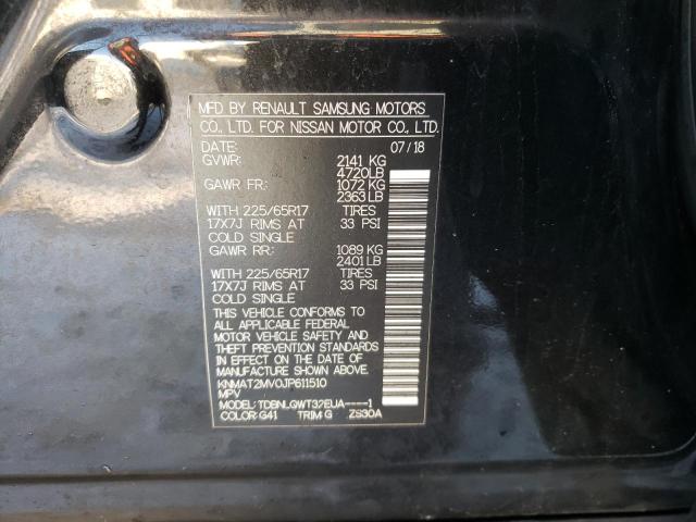 Photo 10 from auction – 2018 NISSAN ROGUE S with VIN KNMAT2MV0JP611510