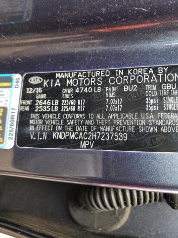 Photo 10 from auction – 2017 KIA SPORTAGE L with VIN KNDPMCAC2H7237539