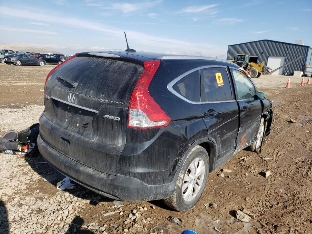 Photo 4 from auction – 2013 HONDA CR-V EXL with VIN 2HKRM4H75DH682354