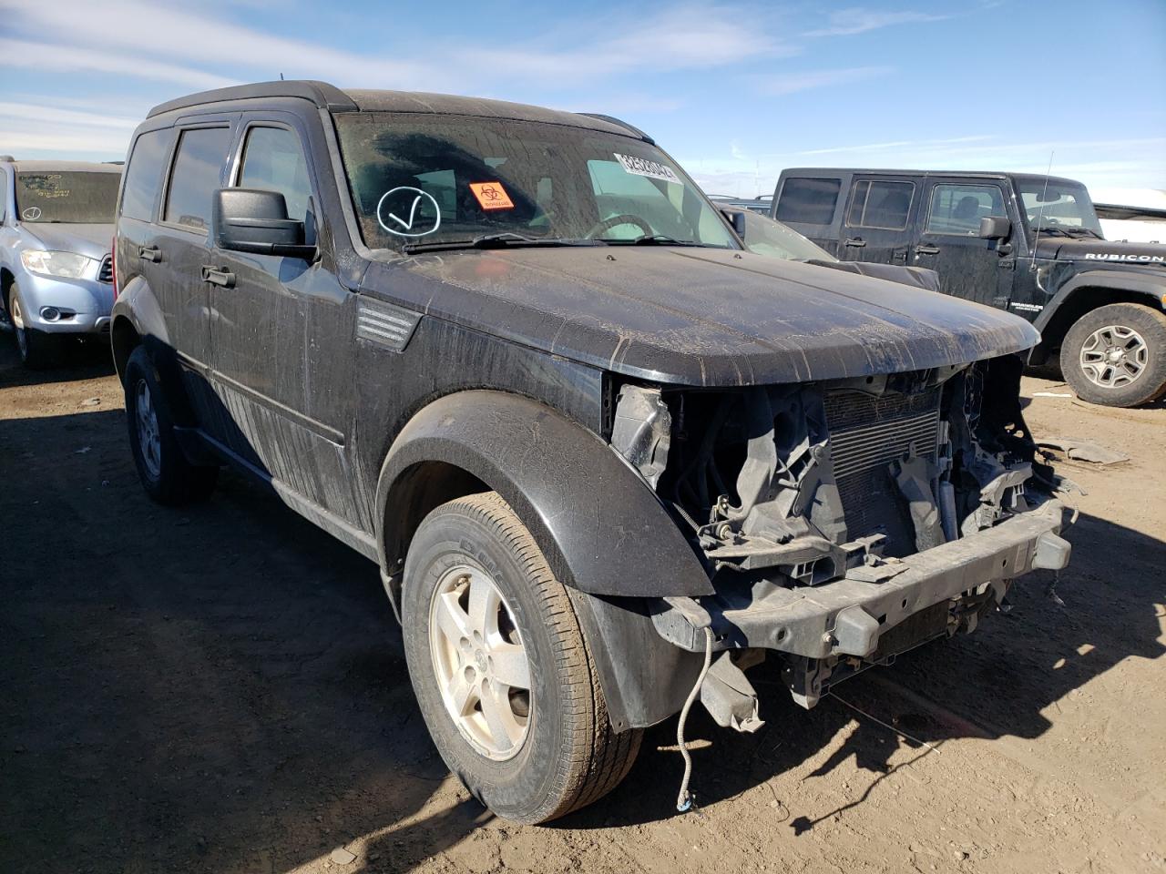 DODGE NITRO SXT 2008 with VIN 1D8GU28K88W290020 - Photo from auction