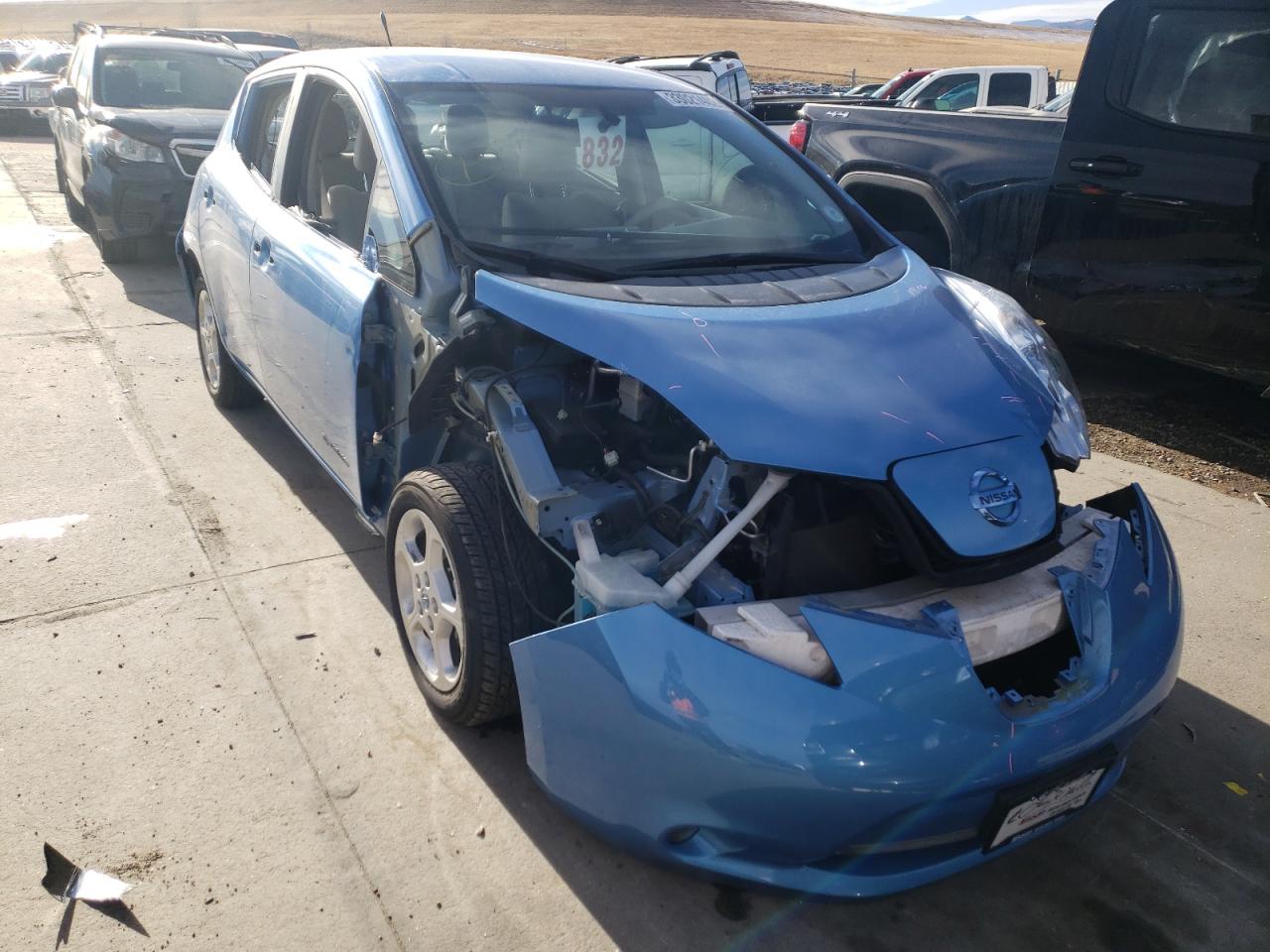 Photo 1 from auction – 2012 NISSAN LEAF SV with VIN JN1AZ0CP8CT017704