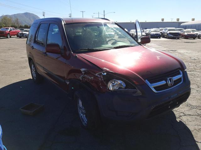 HONDA CR-V EX 2002 with VIN JHLRD78832C066304 - Photo from auction