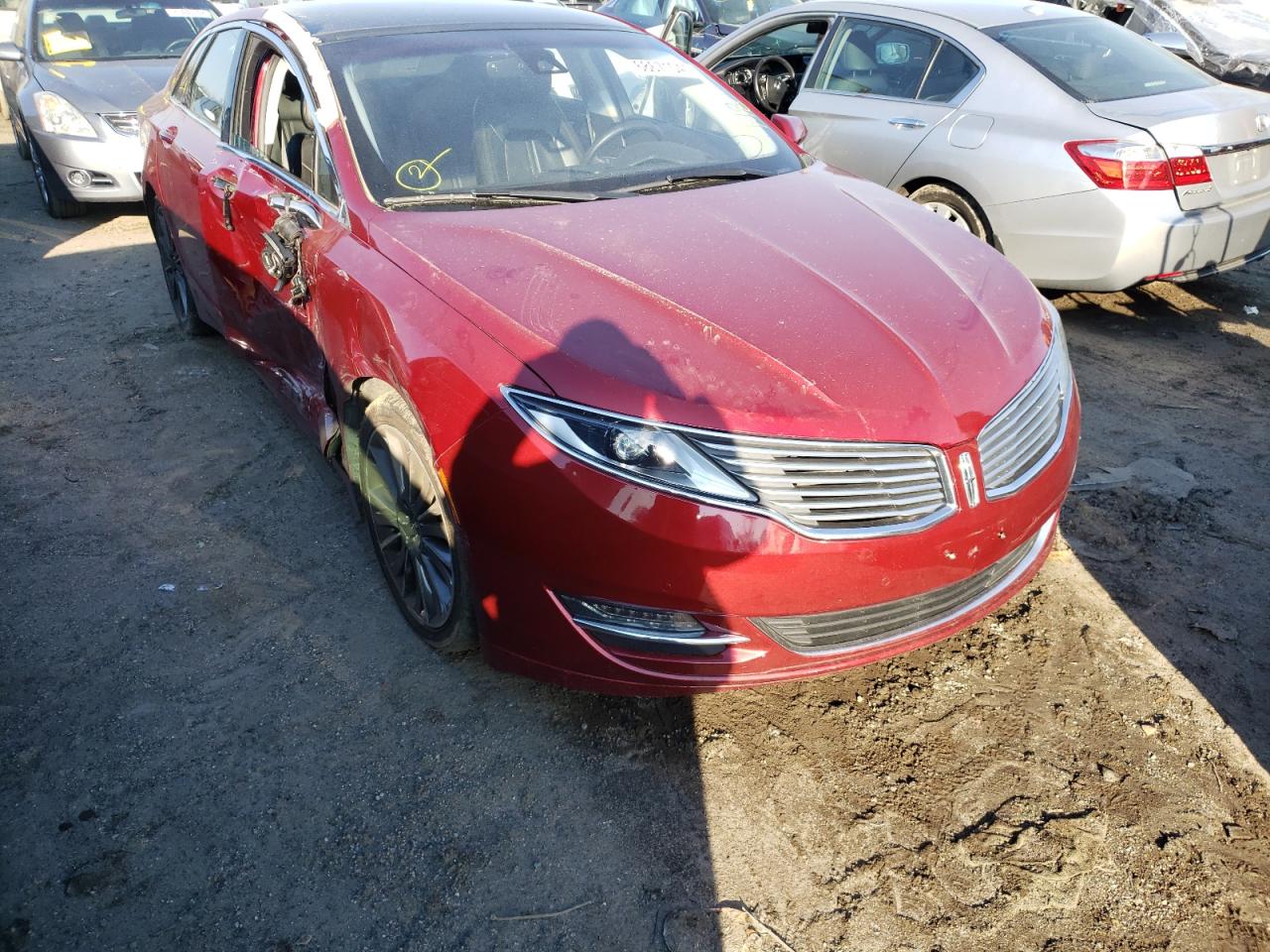 LINCOLN MKZ 2014 with VIN 3LN6L2J94ER834897 - Photo from auction