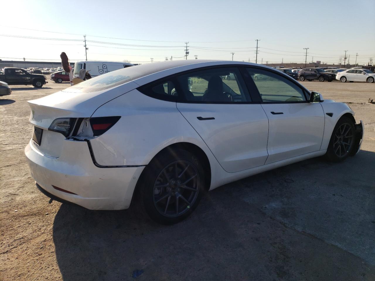 Photo 4 from auction – 2021 TESLA MODEL 3 with VIN 5YJ3E1EAXMF992547