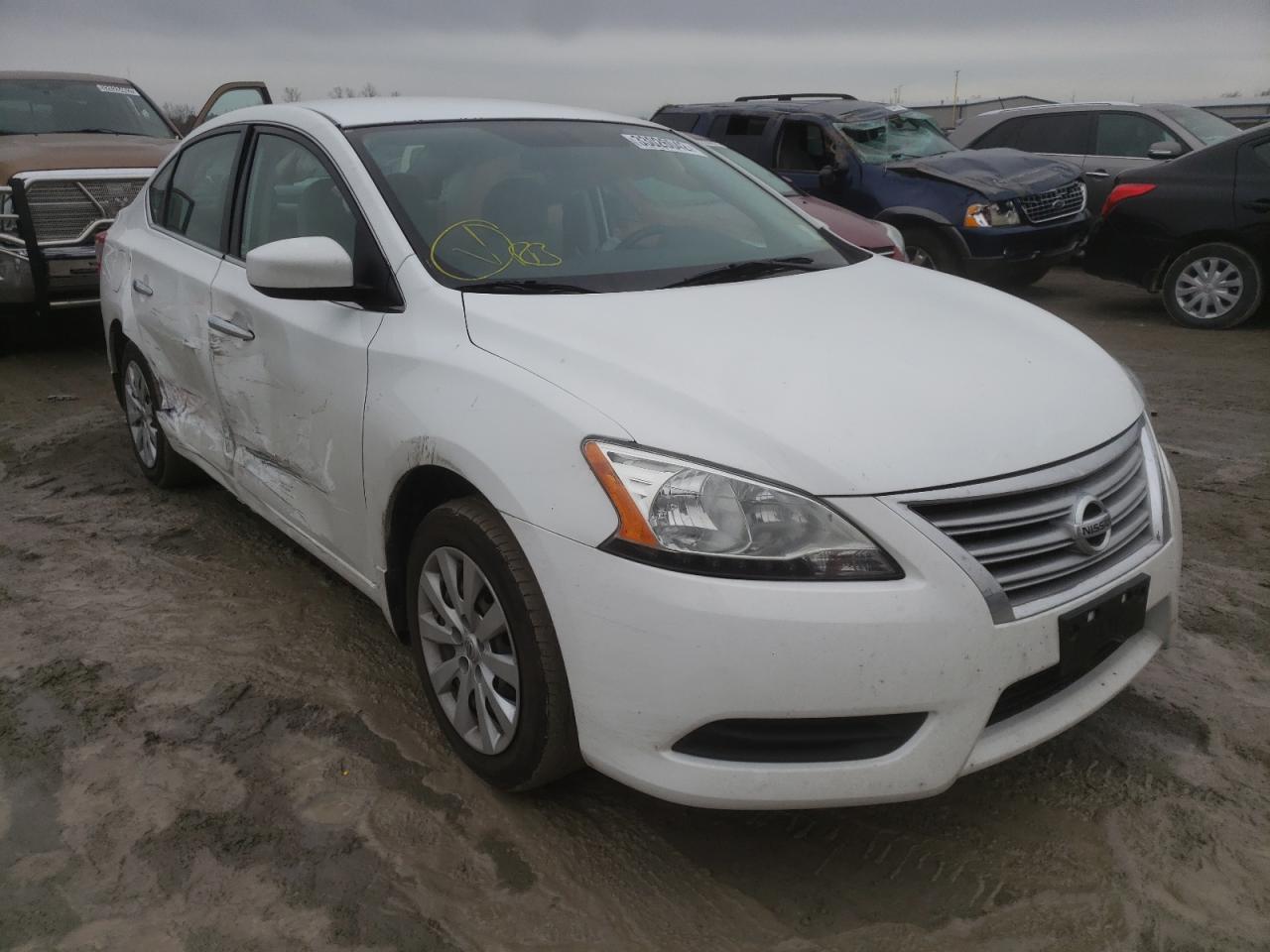 NISSAN SENTRA S 2015 with VIN 3N1AB7AP4FY325562 - Photo from auction