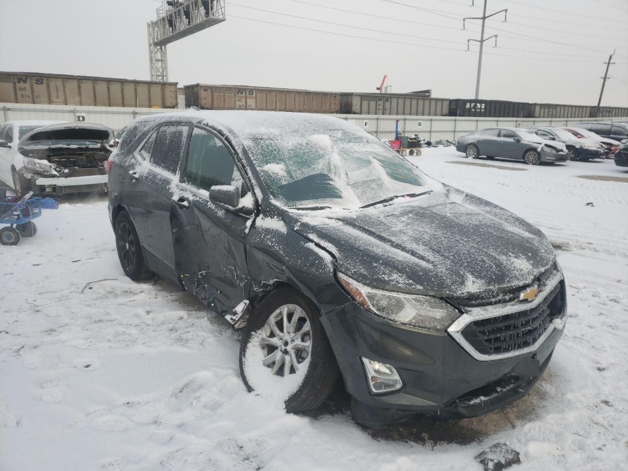 CHEVROLET EQUINOX LT 2021 with VIN 3GNAXKEVXML312682 - Photo from auction