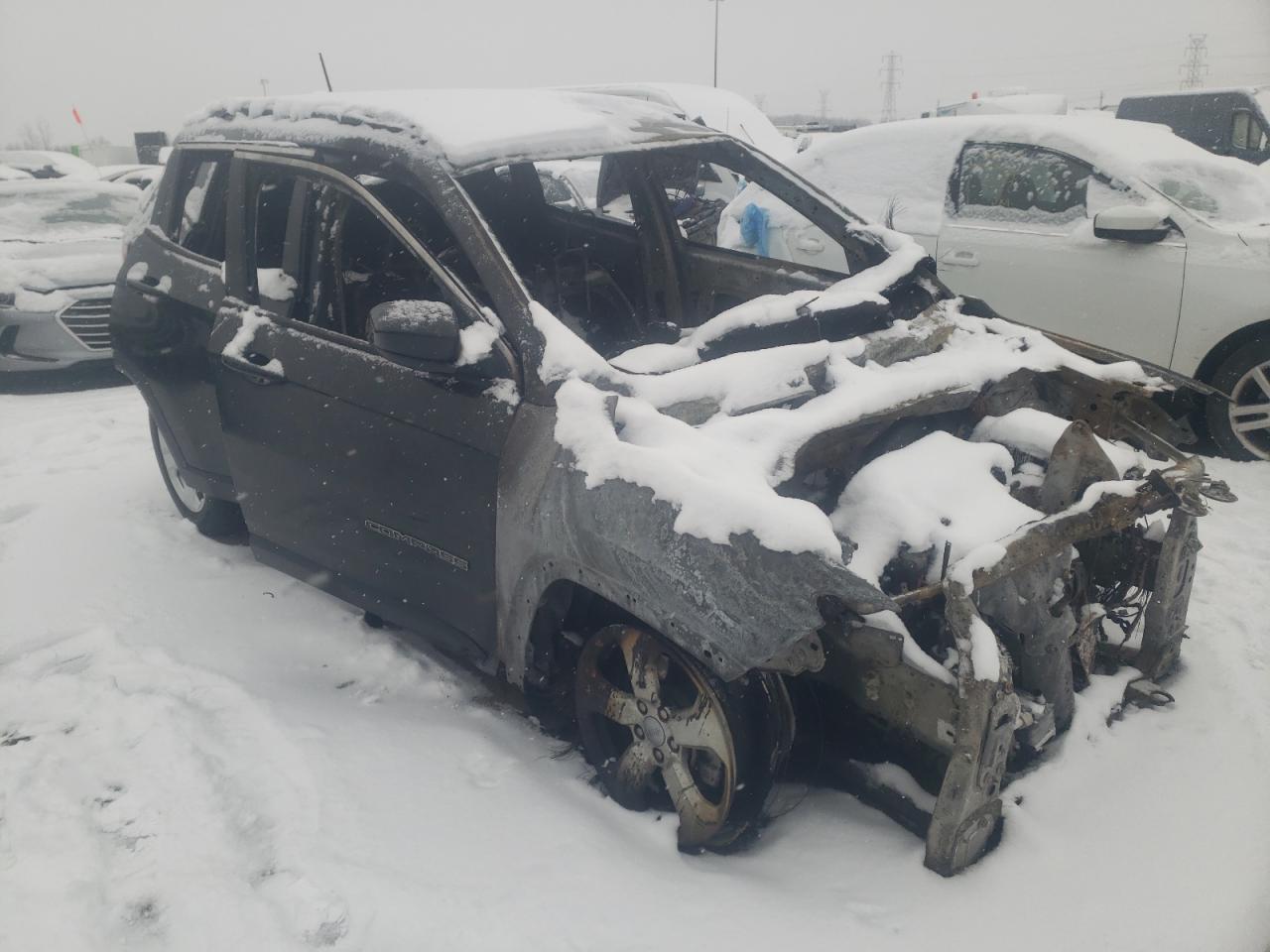 JEEP COMPASS LA 2020 with VIN 3C4NJDBB8LT240123 - Photo from auction