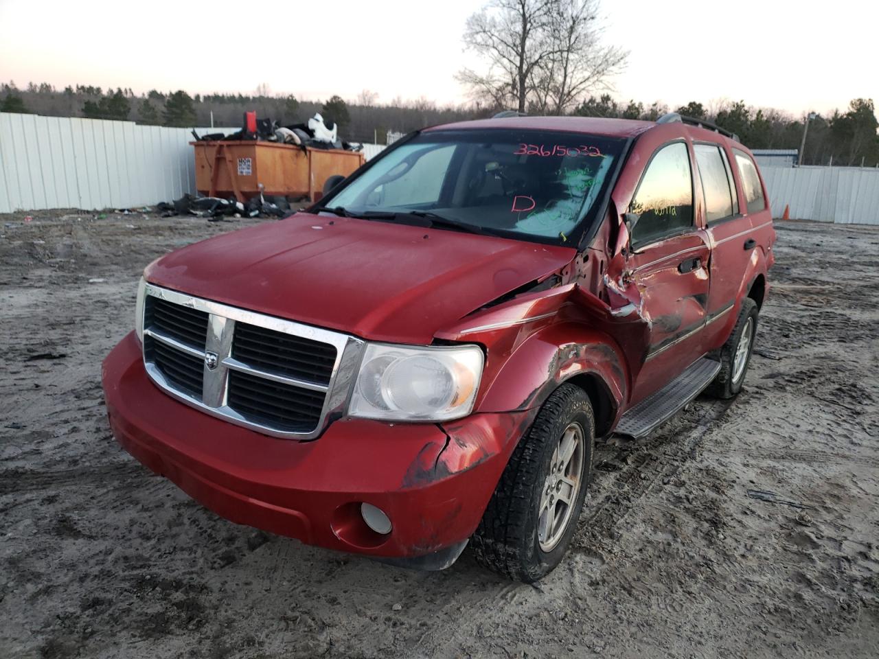 Photo 2 from auction – 2007 DODGE DURANGO SL with VIN 1D8HD48P57F514578
