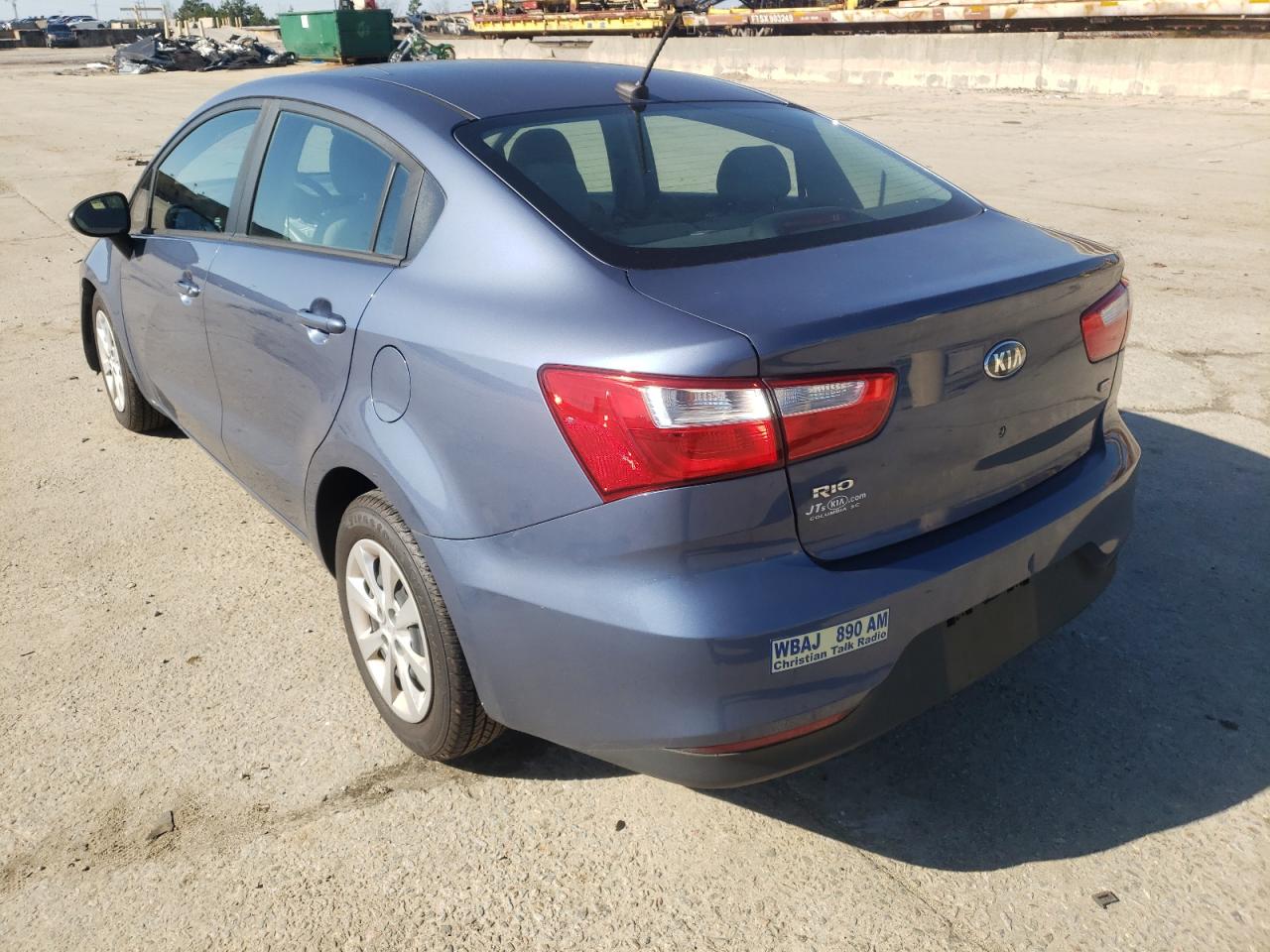 Photo 3 from auction – 2016 KIA RIO LX with VIN KNADM4A33G6686352