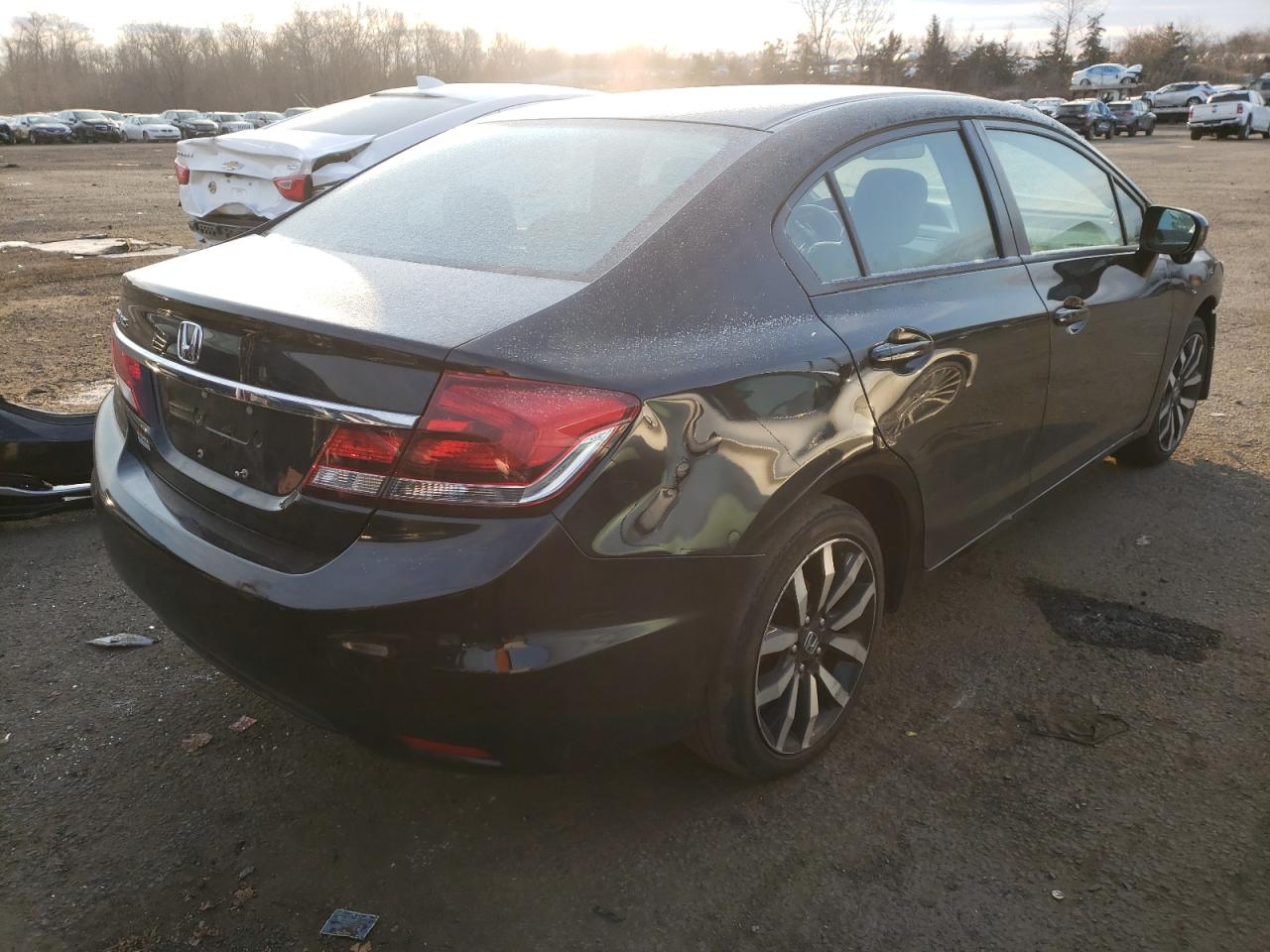 Photo 4 from auction – 2014 HONDA CIVIC EXL with VIN 19XFB2F90EE242128