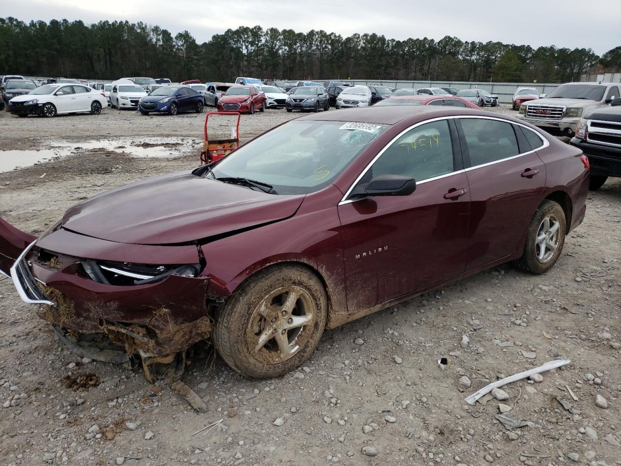 Photo 2 from auction – 2016 CHEVROLET MALIBU LS with VIN 1G1ZB5ST4GF218741