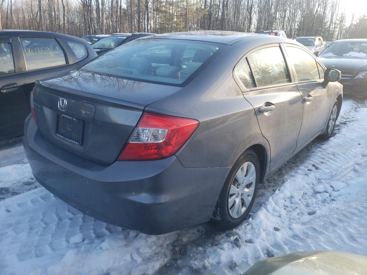 Photo 4 from auction – 2012 HONDA CIVIC with VIN 2HGFB2F54CH585153