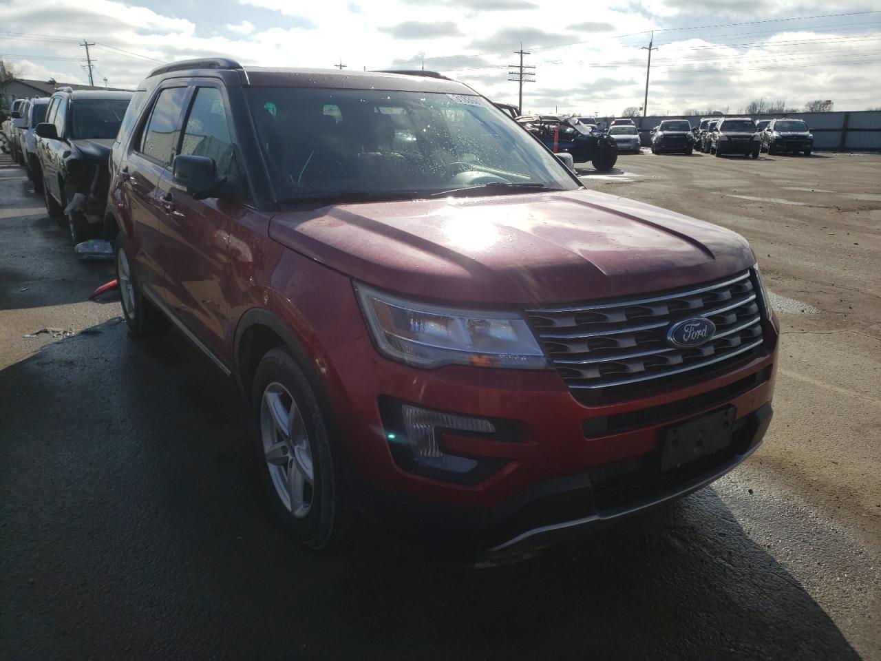 FORD EXPLORER X 2017 with VIN 1FM5K8DH1HGA33750 - Photo from auction