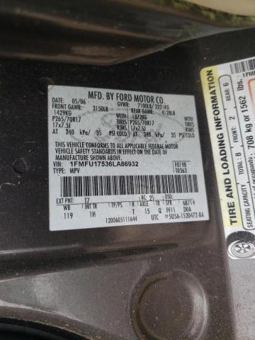 Photo 10 from auction – 2006 FORD EXPEDITION with VIN 1FMFU17536LA86932