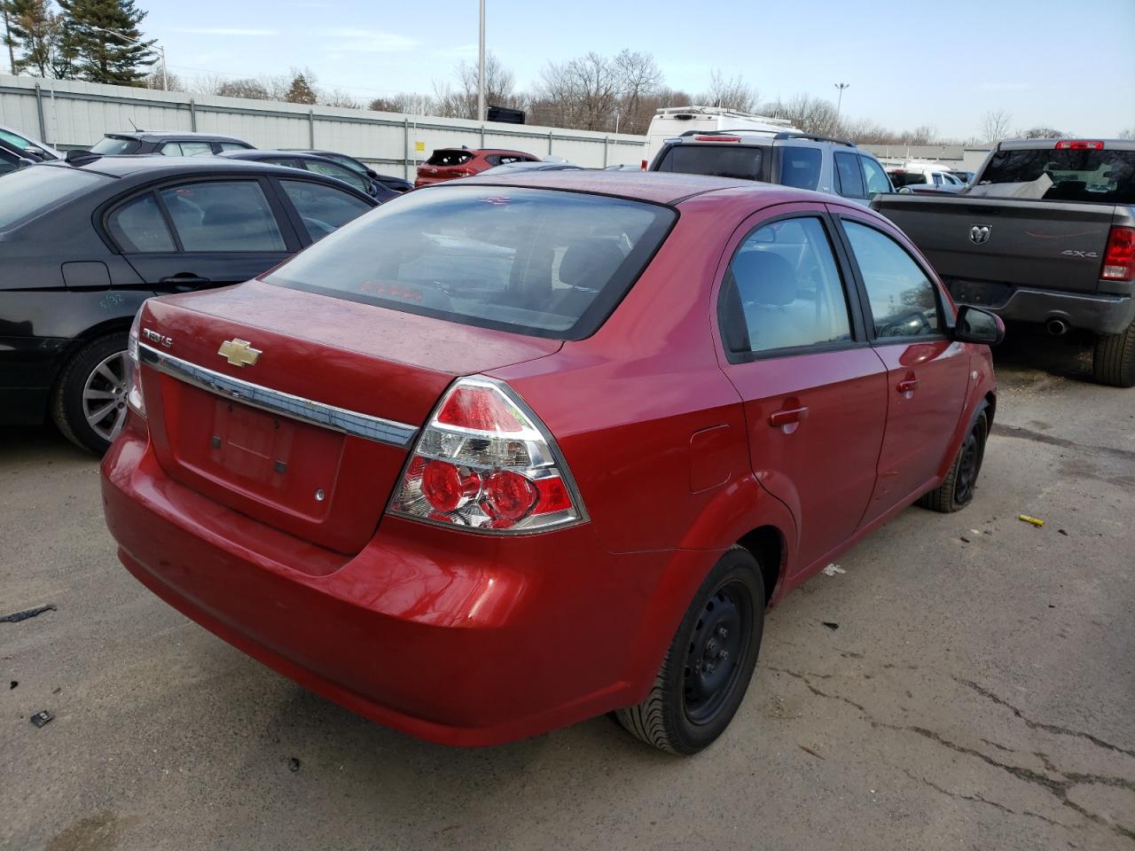 Photo 4 from auction – 2007 CHEVROLET AVEO with VIN KL1TD56657B173318