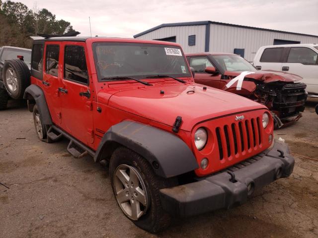 JEEP WRANGLER U 2017 with VIN 1C4BJWDG8HL622324 - Photo from auction