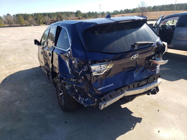 Photo 3 from auction – 2016 TOYOTA HIGHLANDER with VIN 5TDJKRFHXGS318389