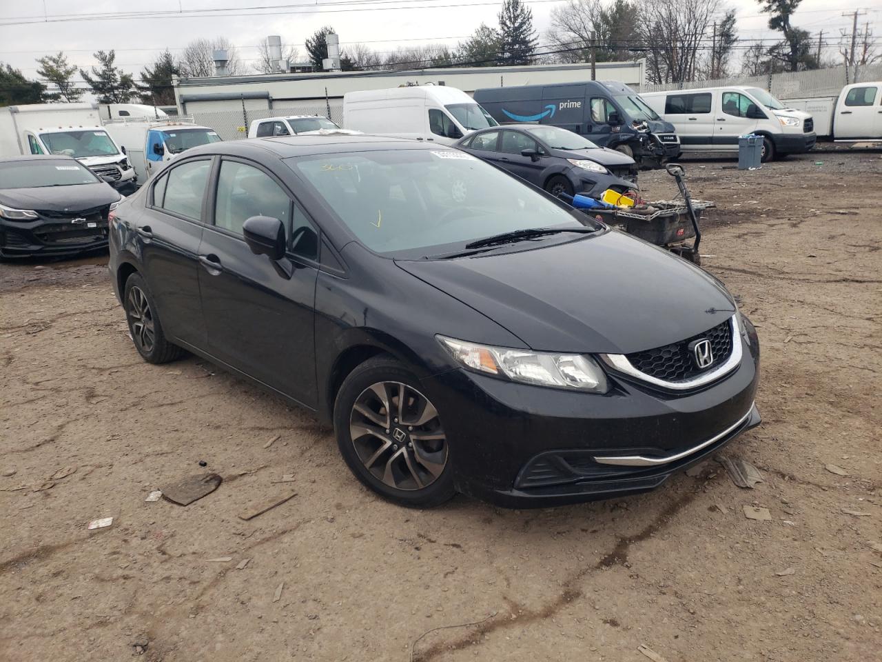 HONDA CIVIC EX 2014 with VIN 2HGFB2F84EH556068 - Photo from auction
