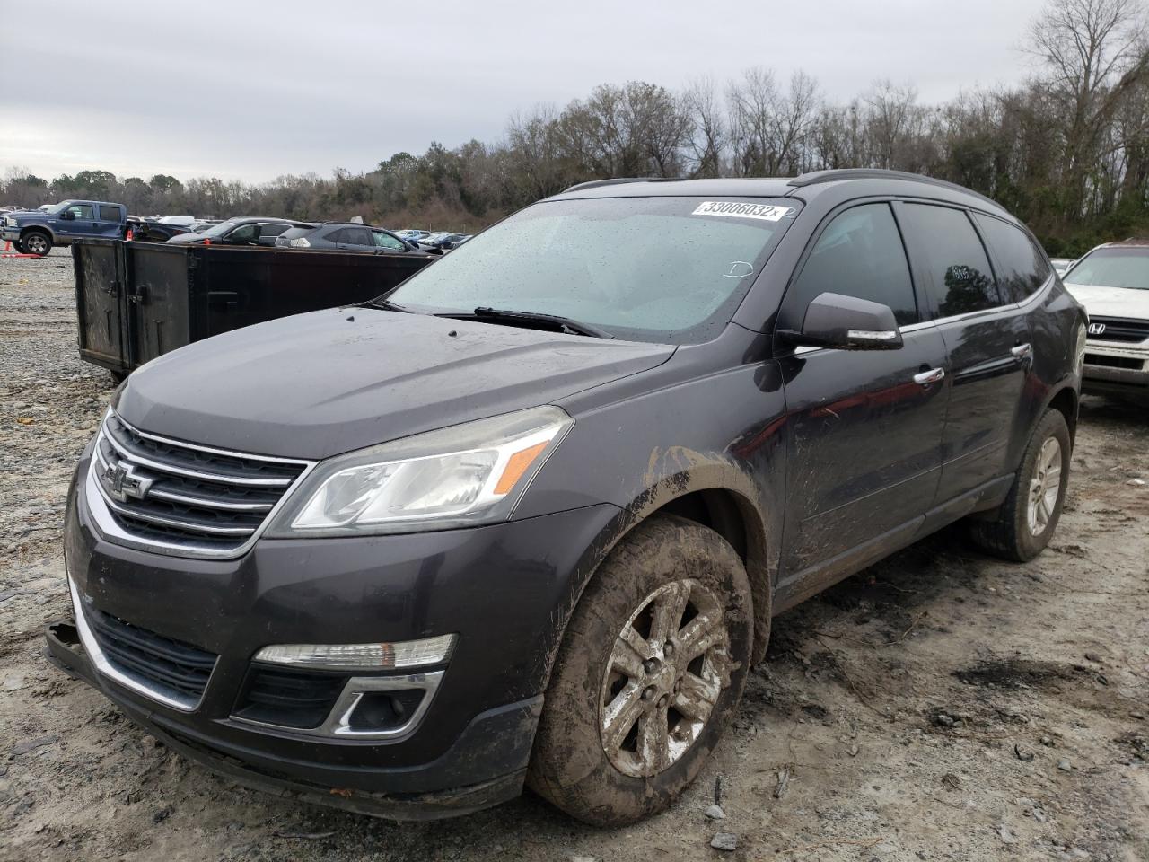 Photo 2 from auction – 2013 CHEVROLET TRAVERSE L with VIN 1GNKRJKD7DJ129039