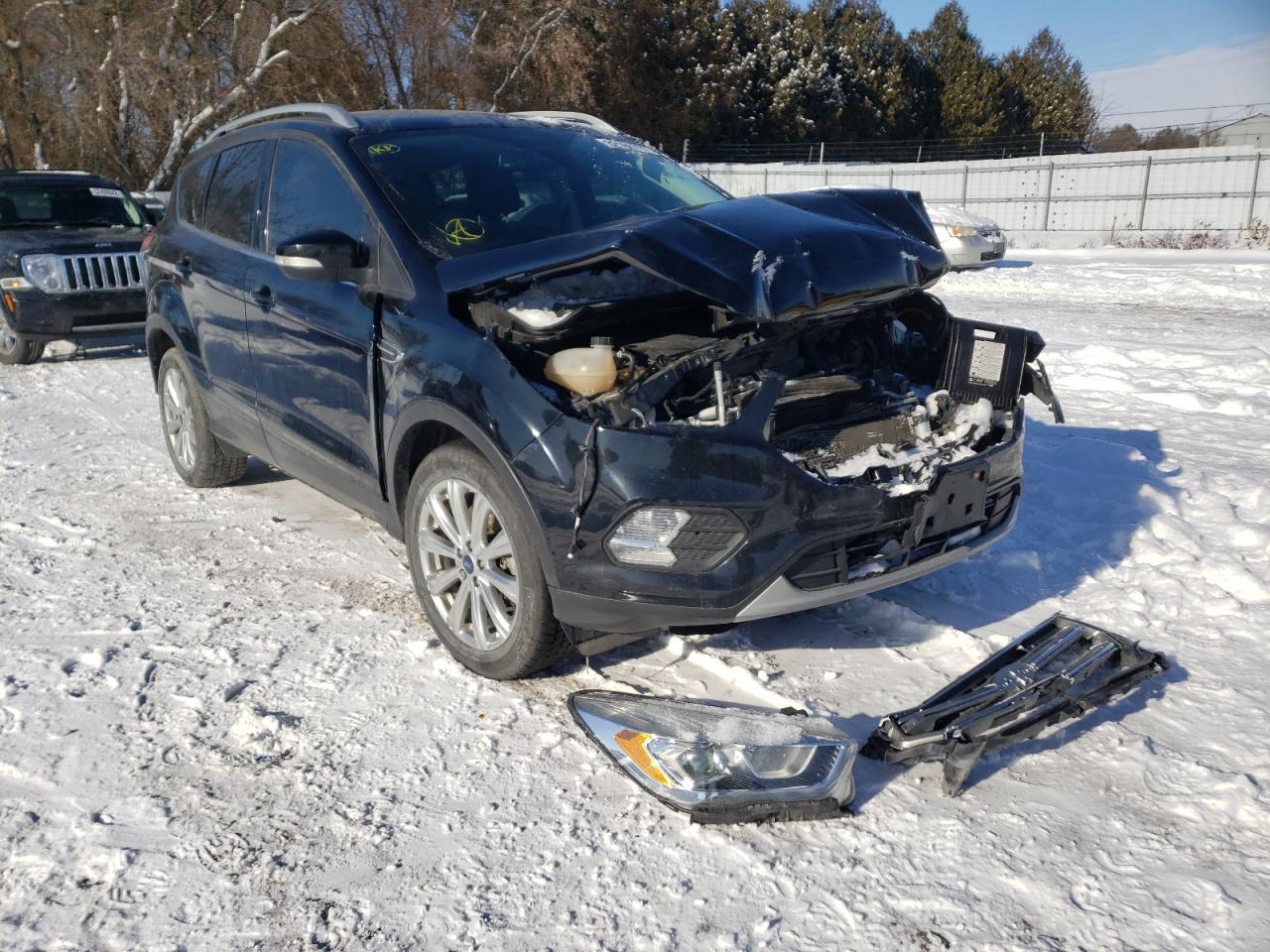 FORD ESCAPE TIT 2017 with VIN 1FMCU0J9XHUA85993 - Photo from auction