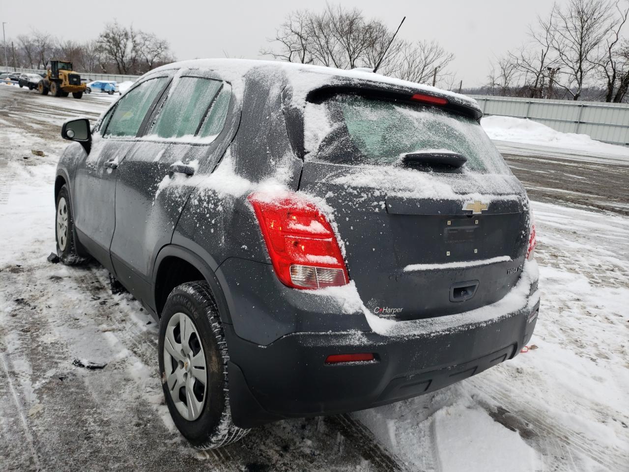 Photo 3 from auction – 2016 CHEVROLET TRAX LS with VIN 3GNCJKSB0GL260844