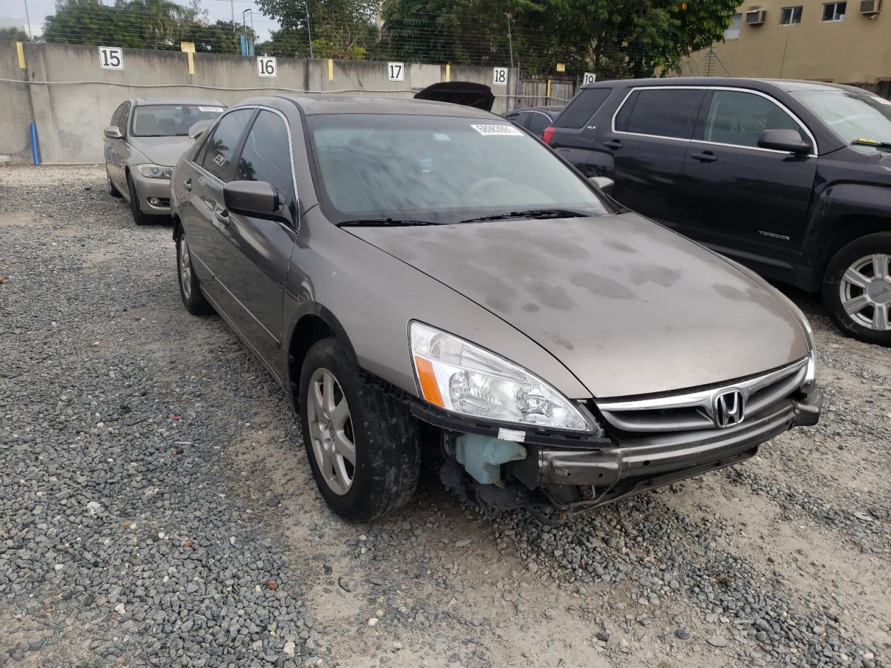 HONDA ACCORD EX 2007 with VIN 1HGCM66577A093693 - Photo from auction