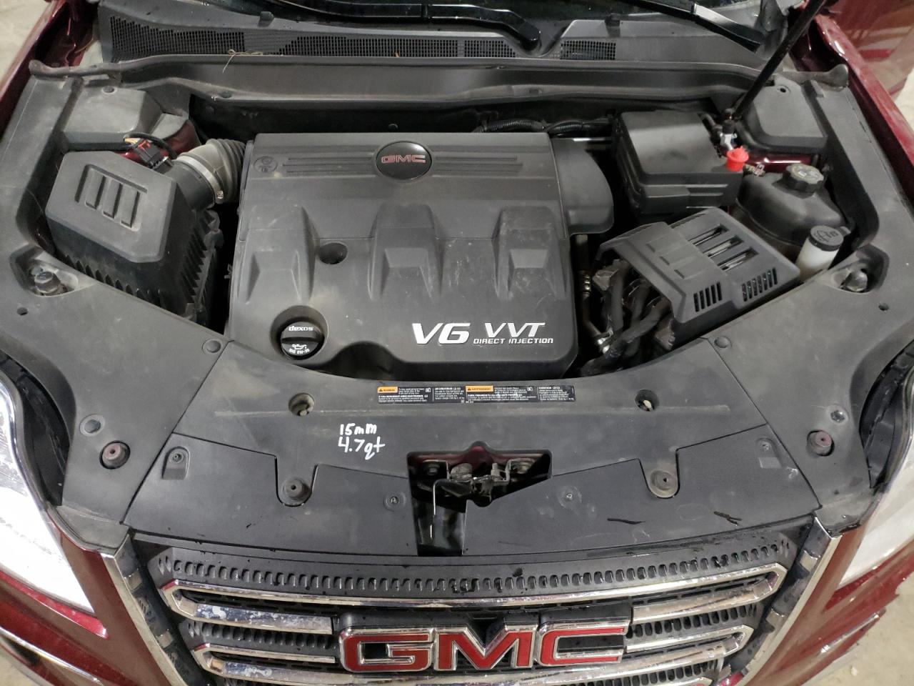 Photo 7 from auction – 2016 GMC TERRAIN SL with VIN 2GKFLPE39G6330500