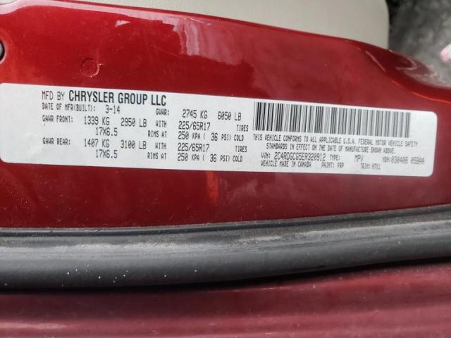 Photo 10 from auction – 2014 DODGE GRAND CARA with VIN 2C4RDGCG5ER320912