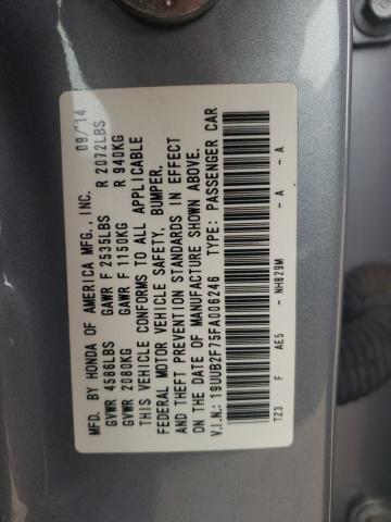 Photo 9 from auction – 2015 ACURA TLX ADVANC with VIN 19UUB2F75FA006246
