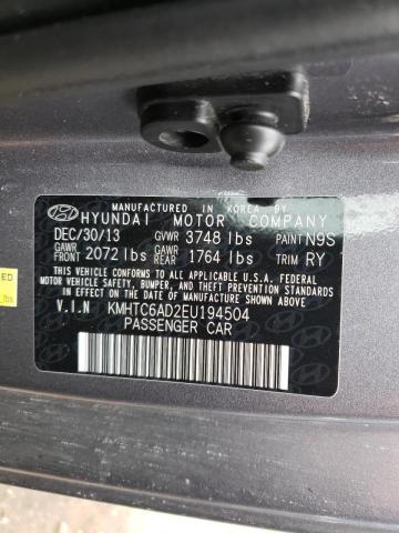 Photo 10 from auction – 2014 HYUNDAI VELOSTER with VIN KMHTC6AD2EU194504
