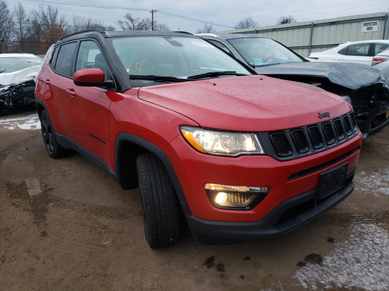 JEEP COMPASS LA 2019 with VIN 3C4NJDBB2KT653444 - Photo from auction