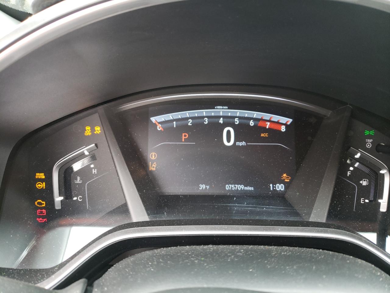 Photo 8 from auction – 2017 HONDA CR-V EXL with VIN 5J6RW2H89HL010994