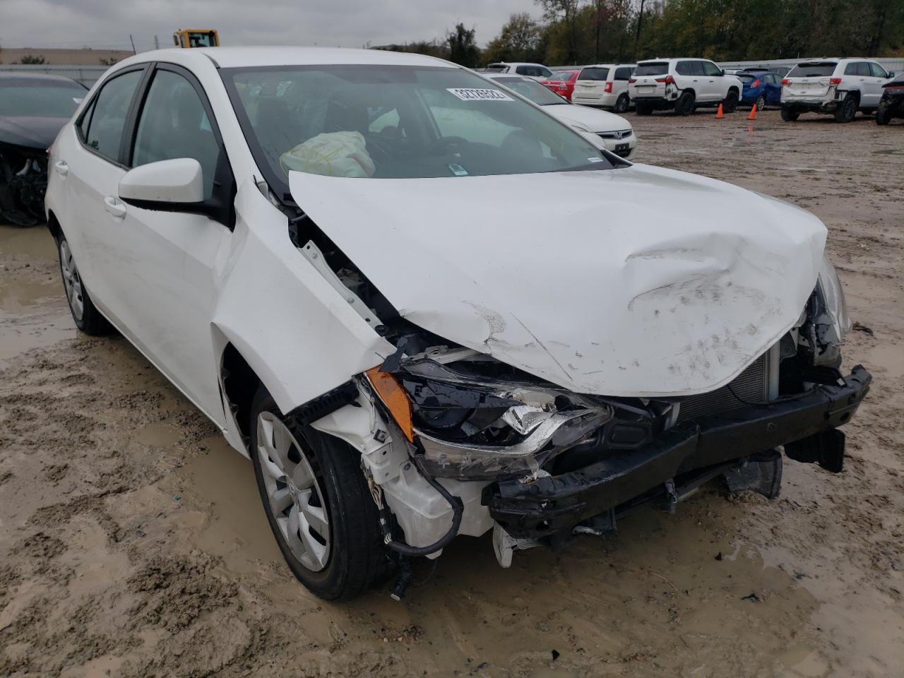TOYOTA COROLLA L 2015 with VIN 2T1BURHE9FC477042 - Photo from auction