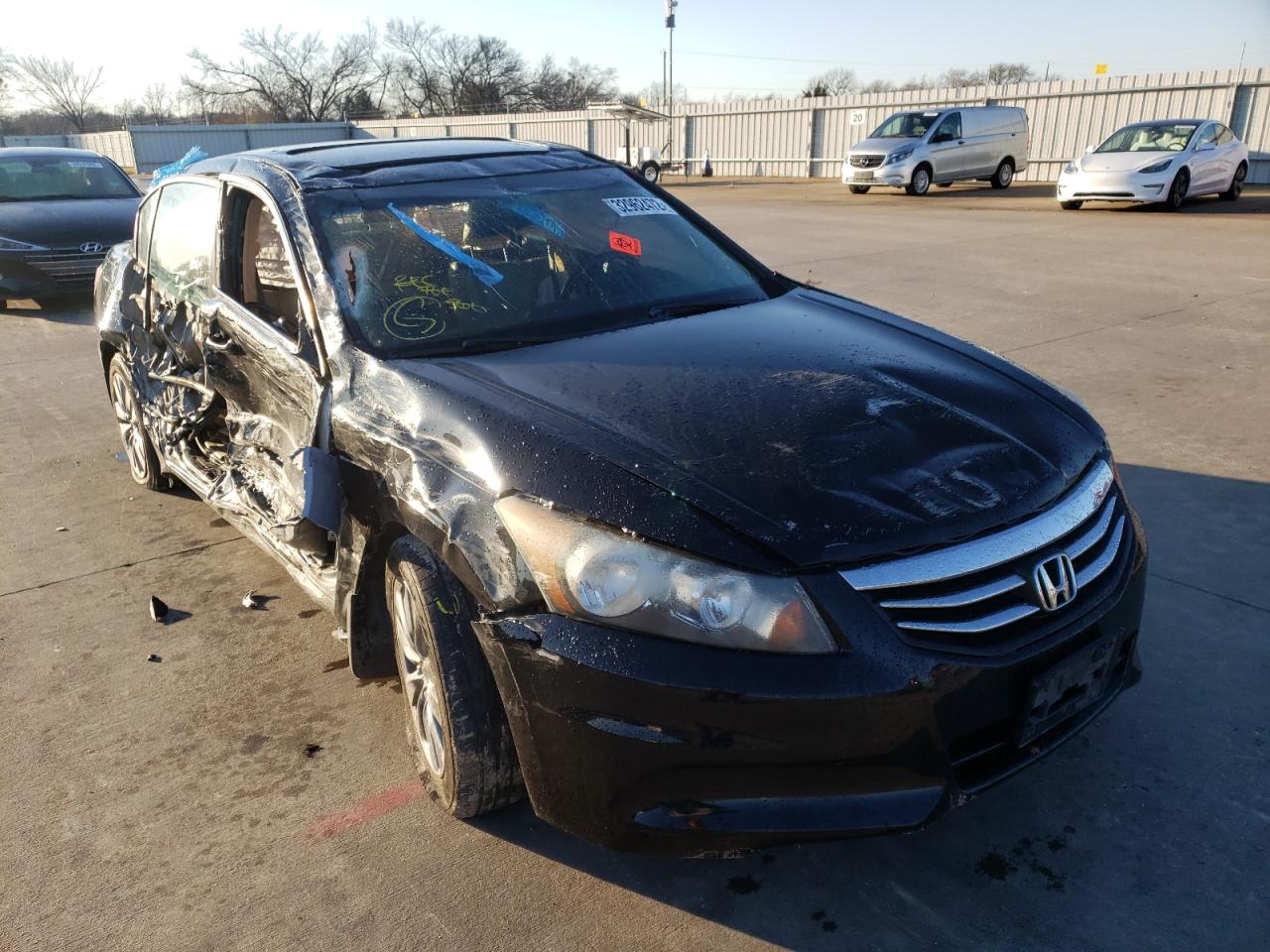 HONDA ACCORD EXL 2012 with VIN 1HGCP2F89CA206516 - Photo from auction