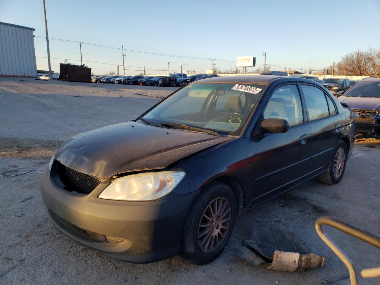 Photo 2 from auction – 2005 HONDA CIVIC LX with VIN 2HGES16535H613646