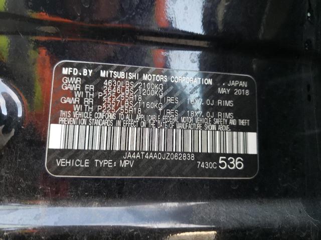 Photo 10 from auction – 2018 MITSUBISHI ECLIPSE CR with VIN JA4AT4AA0JZ062838