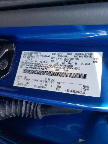 Photo 10 from auction – 2017 FORD F150 SUPER with VIN 1FTEW1E85HFB42572
