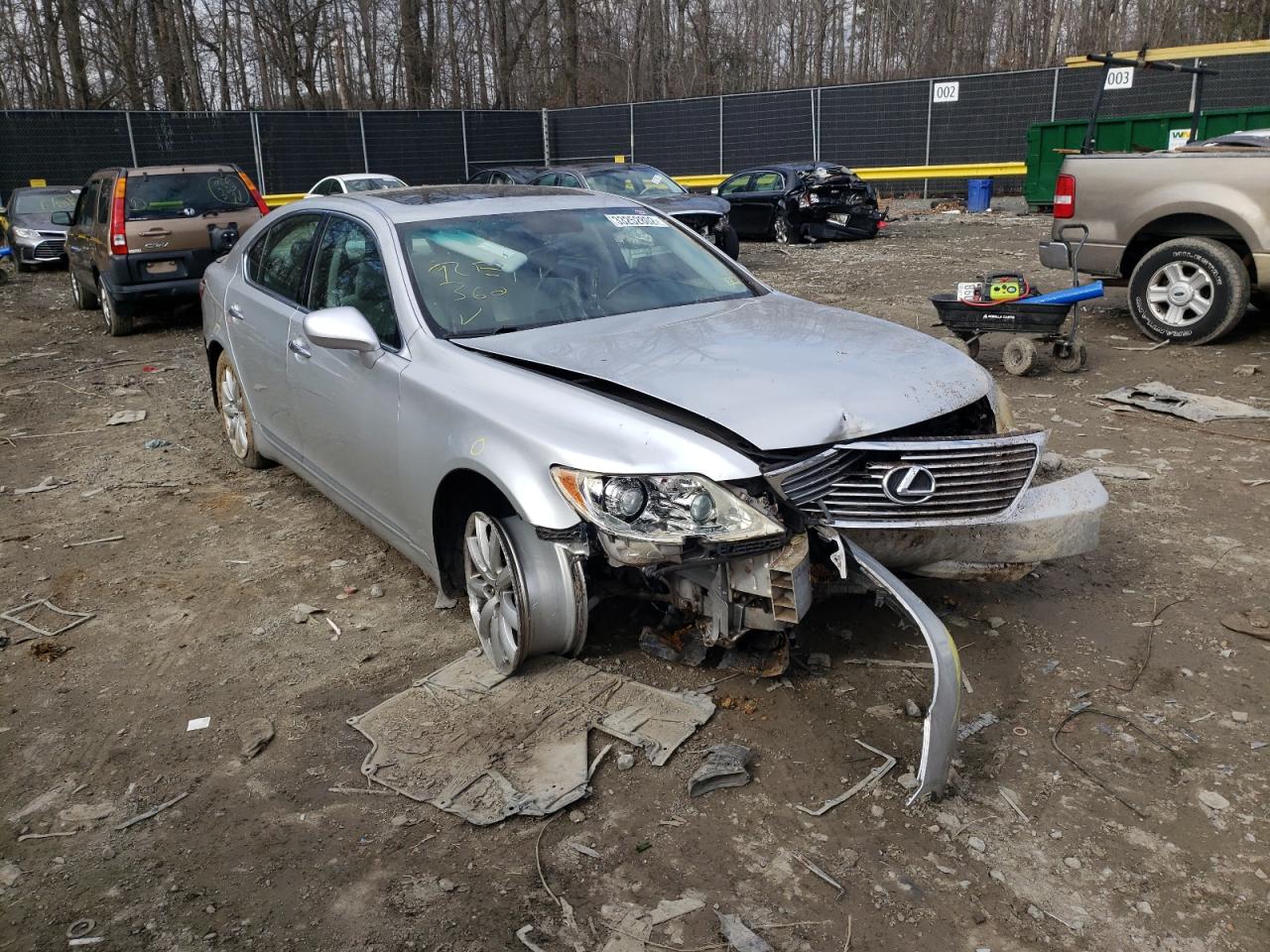 LEXUS LS 460 2007 with VIN JTHBL46F475045926 - Photo from auction