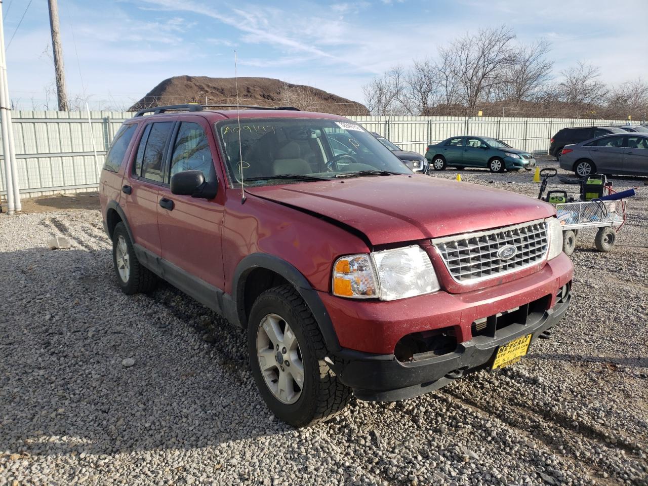 FORD EXPLORER X 2003 with VIN 1FMZU73K03ZA09147 - Photo from auction