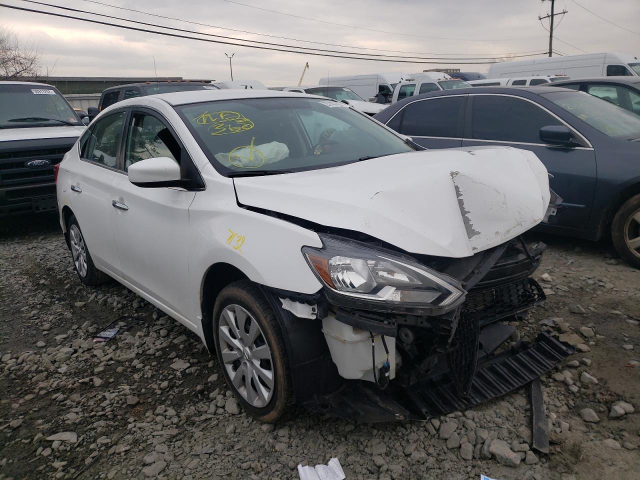 NISSAN SENTRA S 2017 with VIN 3N1AB7AP6HL639844 - Photo from auction