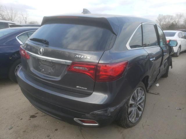 Photo 4 from auction – 2015 ACURA MDX TECHNO with VIN 5FRYD4H43FB006616