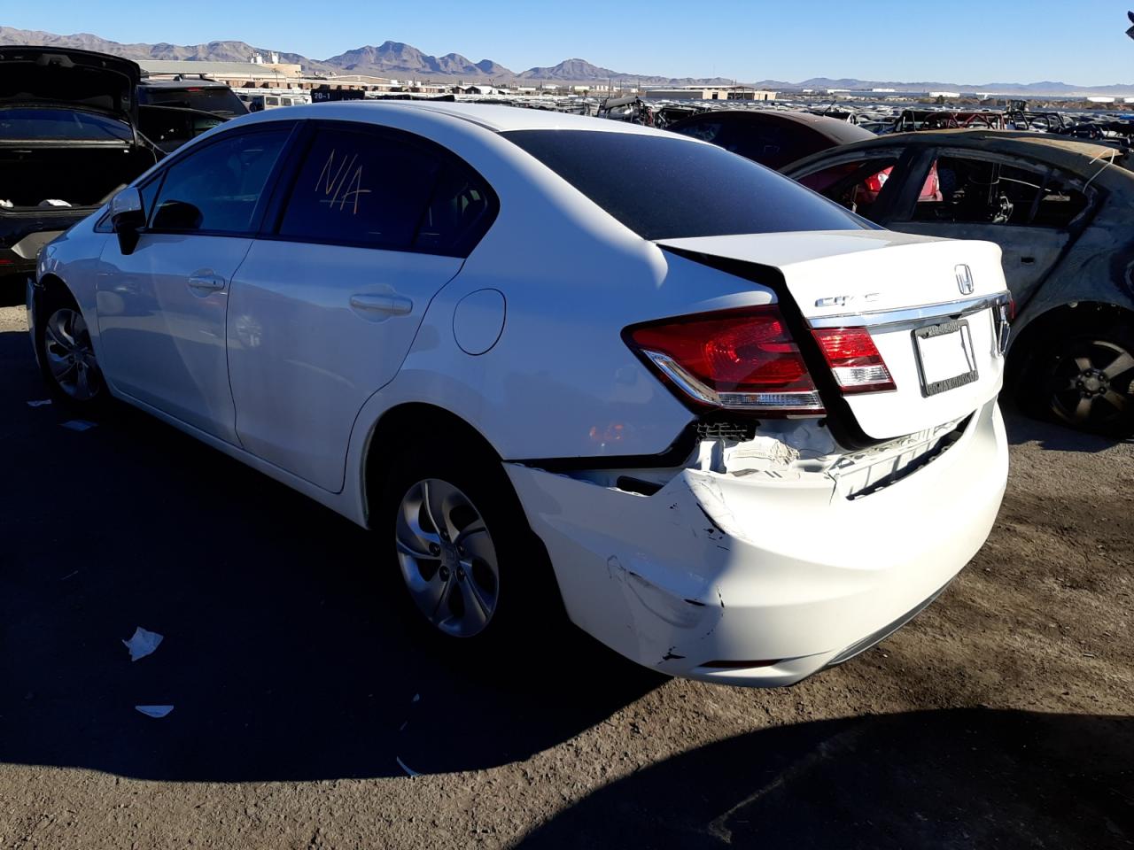 Photo 3 from auction – 2014 HONDA CIVIC LX with VIN 19XFB2F59EE228161